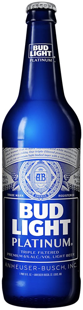 BUD LIGHT PLATINUM 22oz BTL
