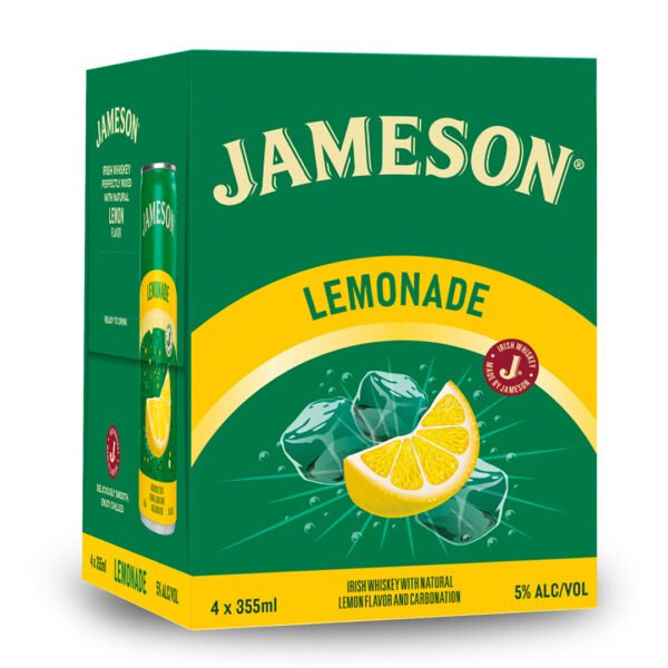 JAMESON RTD WHISKEY LEMONADE 4PK 355ML
