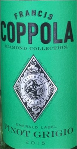 COPPOLA DIAMOND COL PINOT GRIG 750