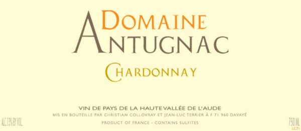 DOMAINE ANTUGNAC CHARDONNAY 750
