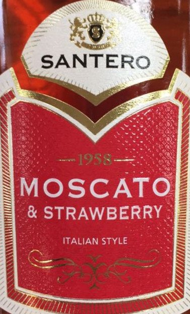 SANTERO STRAWBERRY MOSCATO 750ML