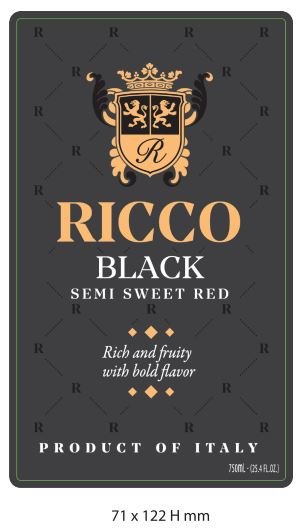RICCO DOLCE SWEET RED 750