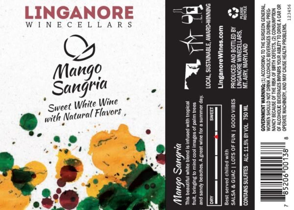 LINGANORE MANGO SANGRIA 750ML