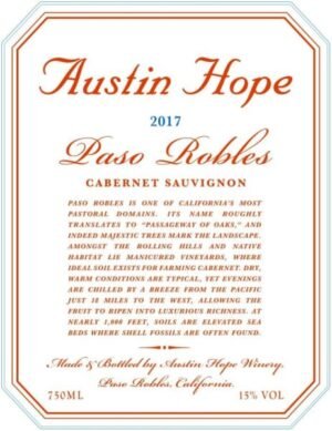 AUSTIN HOPE PASO ROBLES CAB/SAU 750ML