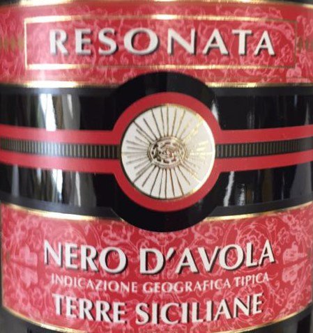RESONATA NERO D'AVOLA 750