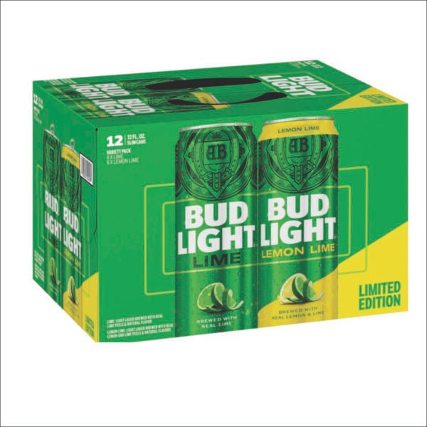 BUD LIGHT LEMON & LIME 12 PACK CAN