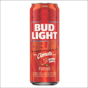 BUD LIGHT CHELADA FUEGO 25OZ CAN