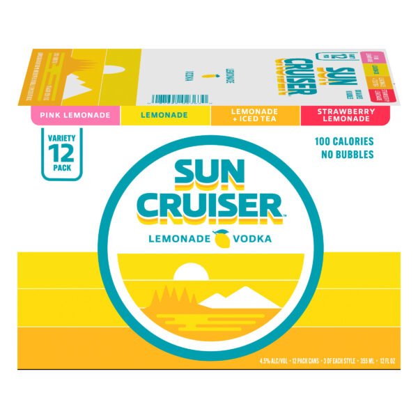 380945.jpg SUN CRUISER RTD LEMONADE VODKA VARIETY 8PK 355 ML CAN