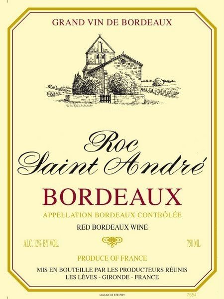 ROC SAINT ANDRE RED BORDEAUX 750