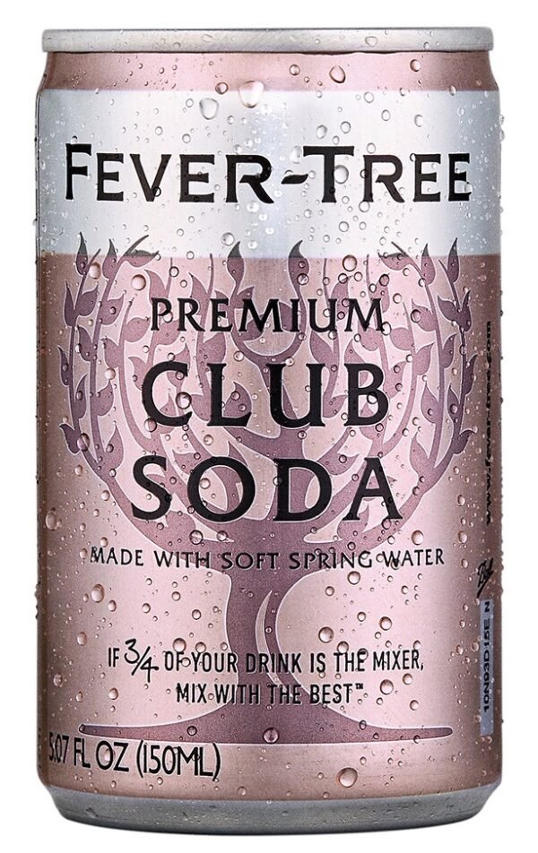 FEVER TREE CLUB SODA 8PK CAN