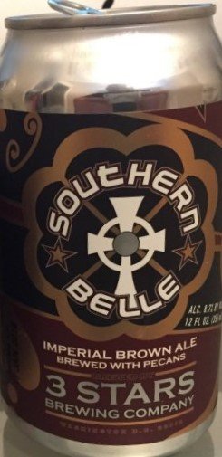 3 STAR SOUTHERN BELLE BROWN ALE 6PK CAN