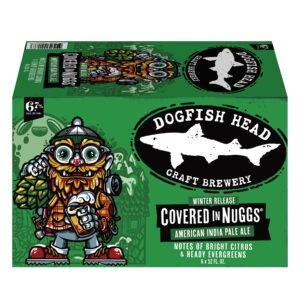 DOGFISH HEAD DARK LAGER ESPRESSO/CRIMSON CRU / COVERED IPA 6PK CAN