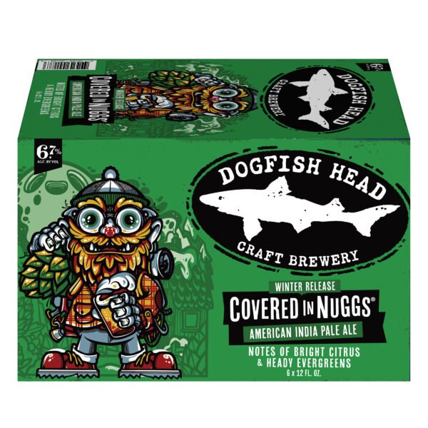 DOGFISH HEAD DARK LAGER ESPRESSO/CRIMSON CRU / COVERED IPA 6PK CAN