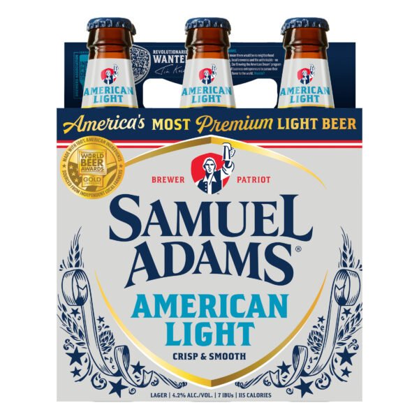 SAM ADAMS AMERICAN LIGHT 6PK CAN