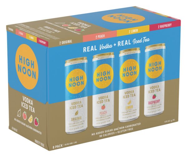 54200.jpg HIGH NOON VODKA ICED TEA SELTZER VARIETY 8PK 355ML