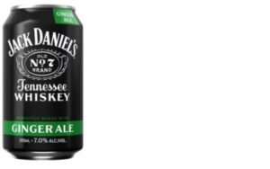 54213.jpg JACK DANIELS TENNESSEE WHISKY GINGLE ALE RTD 4PK 355ML CAN