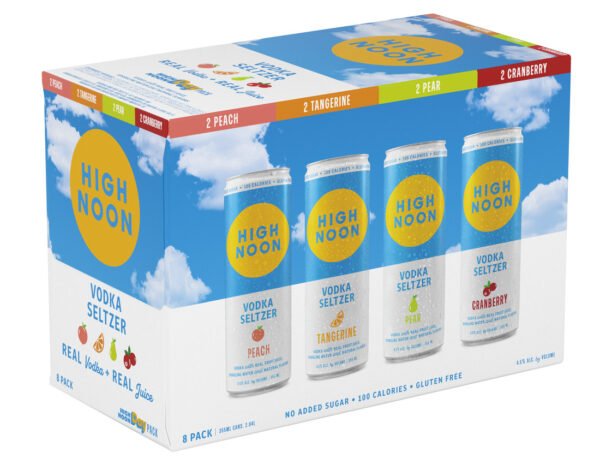 54446.jpg HIGH NOON VODKA SELTZER SUN SIPS DAY VARIETY 8PK 355ML