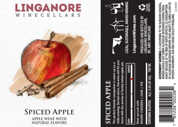 LINGANORE SPICED APPLE 750