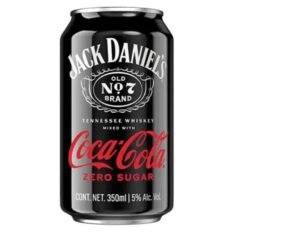 58279.jpg JACK DANIELS & COKE ZERO RTD 4PK 355ML CAN