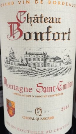 CHATEAU BONIFORT ST. EMILION BORDEAUX 750