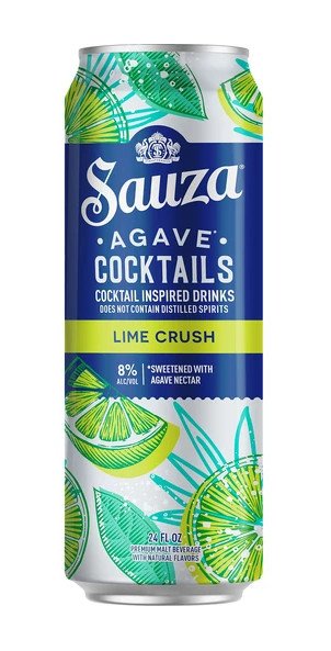 66557.jpg SAUZA AGAVE COCKTAILS DRINKS LIME CRUSH 24 OZ CAN