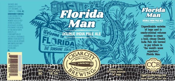 CIGAR CITY FLORIDA MAN DOUBLE IPA 6PK CAN