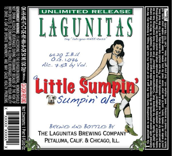 LAGUNITAS LITTLE SUMPIN ALE 6PK CAN