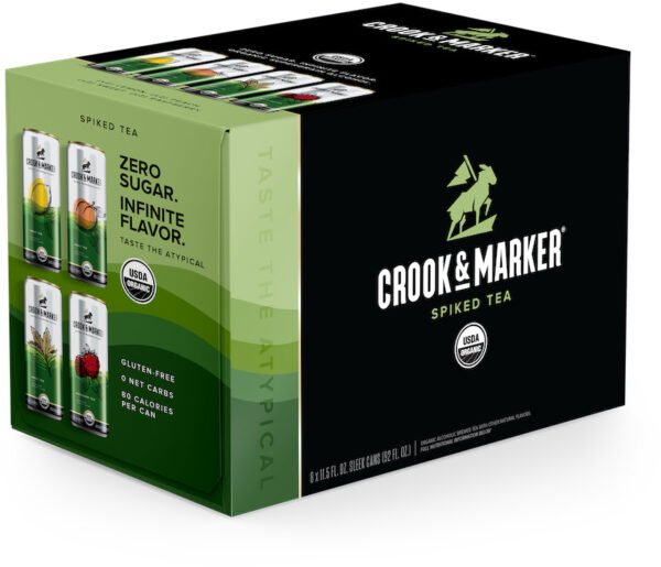 CROOK & MARKER SPIKED TEA VARIETY 8PK CAN