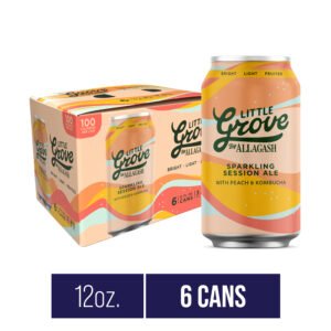 ALLAGASH LITTLE GROVE SESSION ALE PEACH & KOMBUCHA 6PK  CAN