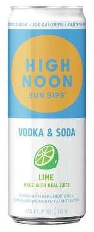 HIGH NOON VODKA SELTZER LIME 4PK 355ML