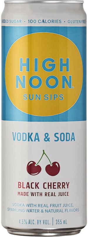 71796.jpg HIGH NOON VODKA SELTZER BLACK CHERRY 4PK 355ML