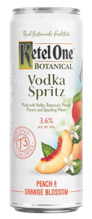 KETEL ONE RTD VODKA PEACH & ORANGE 4PK 355ML