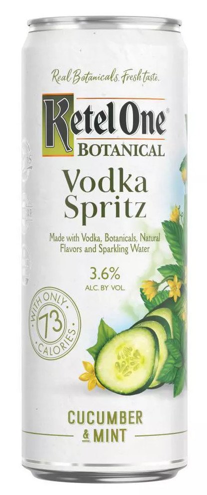 KETEL ONE RTD VODKA CUCUMBER & MINT 4PK 355ML