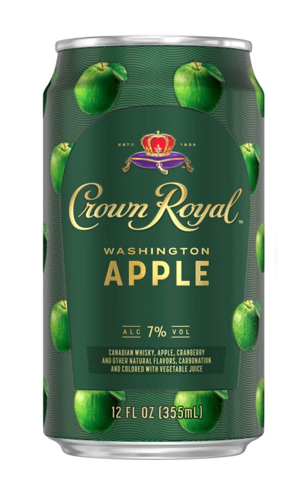 CROWN ROYAL RTD APPLE 4PK 355ML CAN