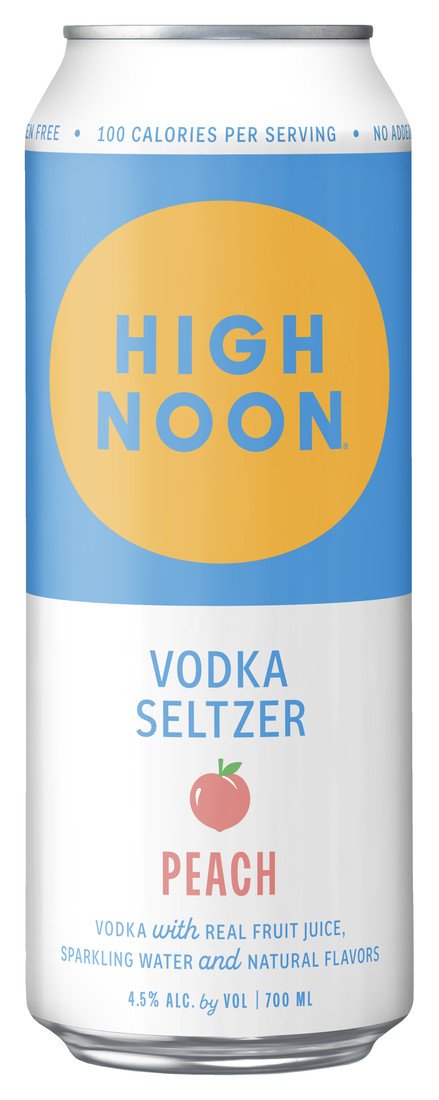 HIGH NOON VODKA & SODA PEACH 700ML CAN