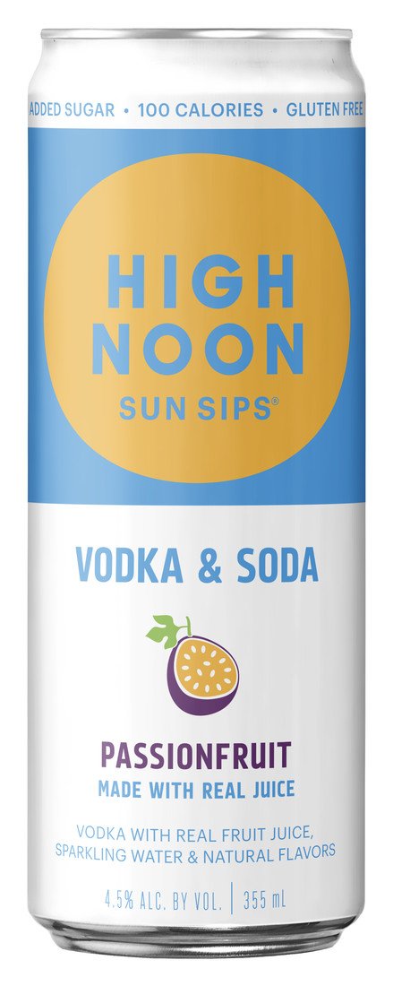 HIGH NOON VODKA SELTZER PASSIONFRUIT 4PK 355ML