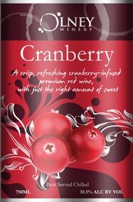 OLNEY WINERY CRANBERRY 750