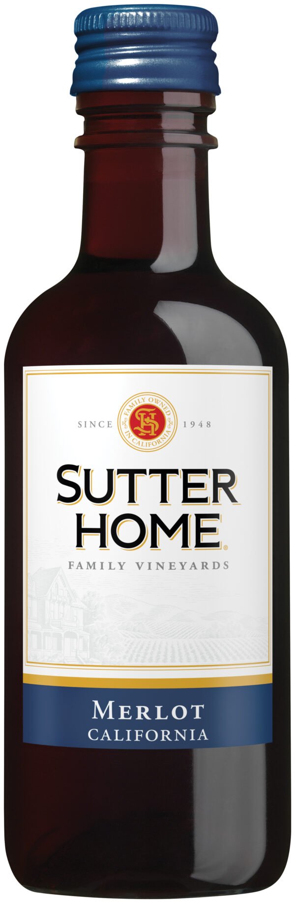 SUTTER HOME MERLOT 187ML 4PK