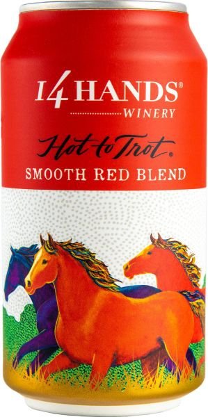 14 HANDS HOT TO TROT RED BLEND 375ML CAN