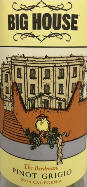 BIG HOUSE BIRDMAN PINOT GRIGIO 750