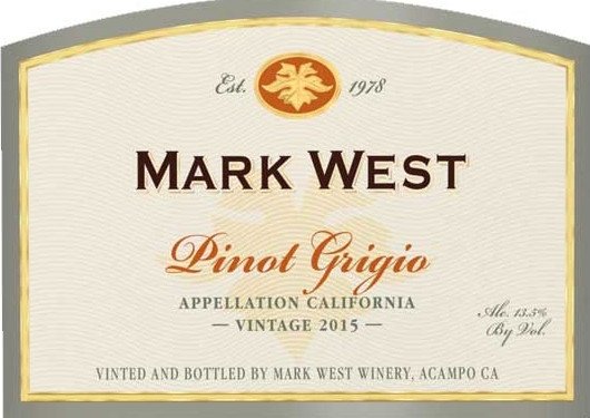 MARK WEST CAL PINOT GRIGIO 750