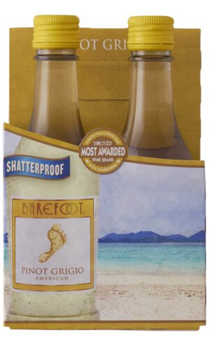 BAREFOOT PINOT GRIG 4PK 187ML