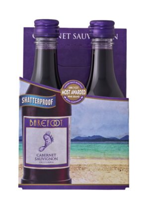 BAREFOOT CAB/SAU 4PK 187ML