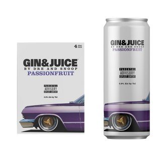 GIN & JUICE PASSIONFRUIT 4PK 355ML