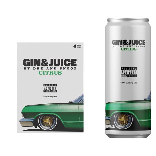 GIN & JUICE CITRUS 4PK 355ML