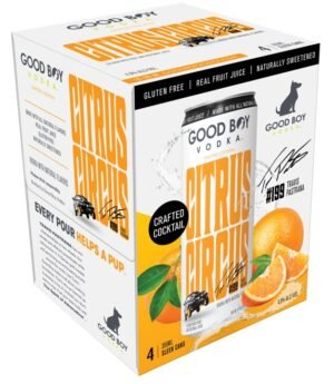 GOOD BOY VODKA CITRUS CIRCUS 4PK 355ML CAN