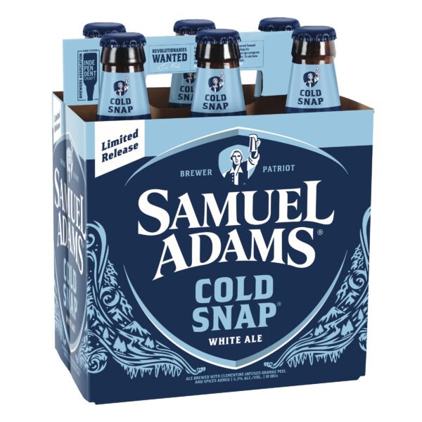 SAM ADAMS COLD SNAP WHITE ALE 6PK BTL