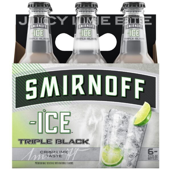 SMIRNOFF ICE TRIPLE BLACK 6PK BTL